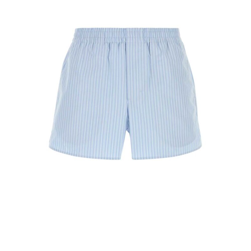 Ami Men Embroidered Poplin Shorts